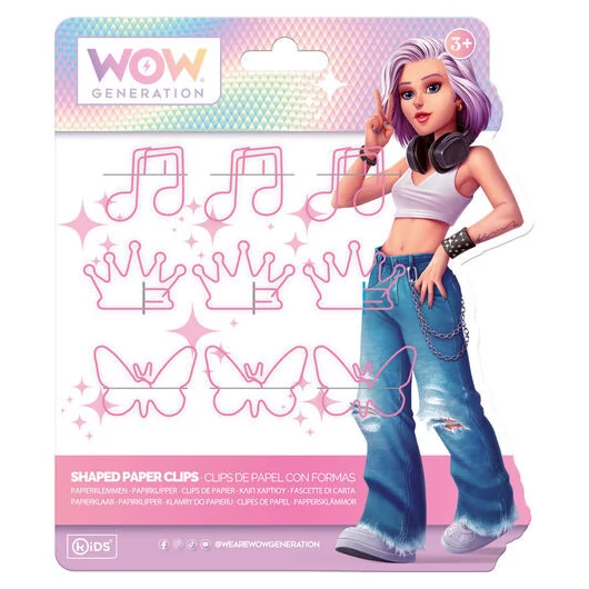 WOW Generation Alana rózsaszín gemkapocs szett