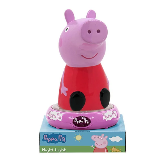 Peppa malac Smile 3D LED éjjeli lámpa, éjszakai fény