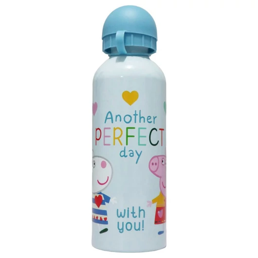 Peppa malac Perfect Day alumínium kulacs ivókupakkal 500 ml
