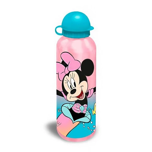 Disney Minnie Mermaid alumínium kulacs ivókupakkal 500 ml