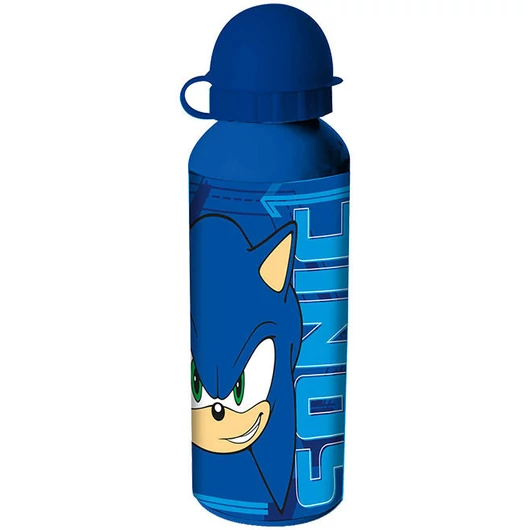 Sonic a sündisznó Prime Blue alumínium kulacs ívókupakkal 500 ml