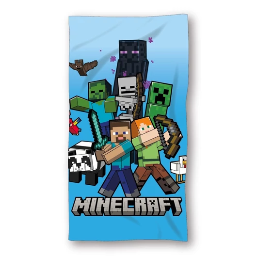 Minecraft Epic Battle fürdőlepedő, strand törölköző 70x140cm (Fast Dry)