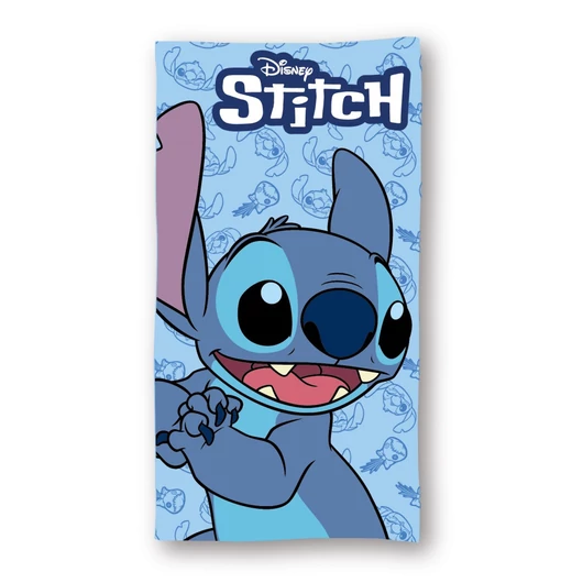 Disney Lilo és Stitch, A csillagkutya Big Smile fürdőlepedő, strand törölköző 70x140cm (Fast Dry)