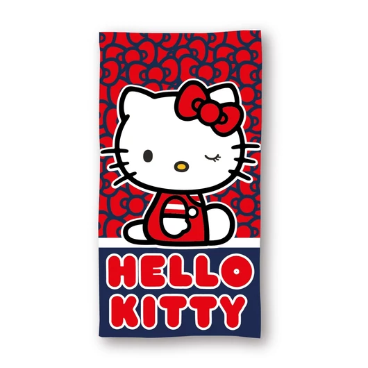 Hello Kitty Cutie Style fürdőlepedő, strand törölköző 70x140cm (Fast Dry)