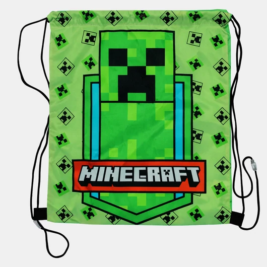 Minecraft Green Zone sporttáska, tornazsák 40 cm