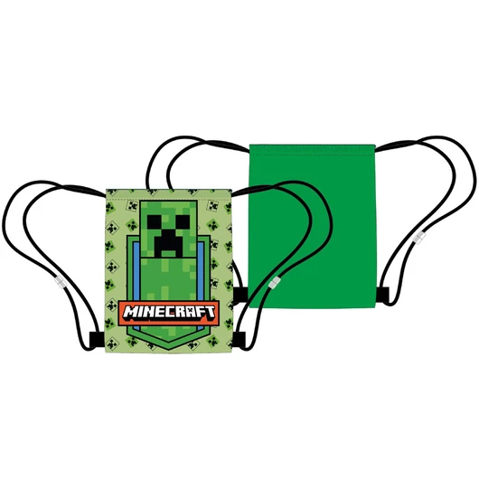 Minecraft Green Zone sporttáska, tornazsák 40 cm