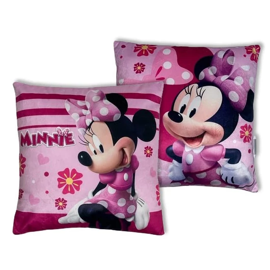 Disney Minnie Lovely párna, díszpárna 38x38 cm Velúr
