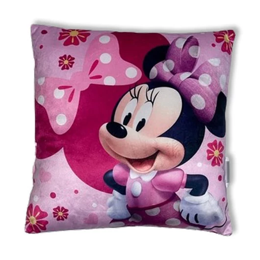Disney Minnie Lovely párna, díszpárna 38x38 cm Velúr