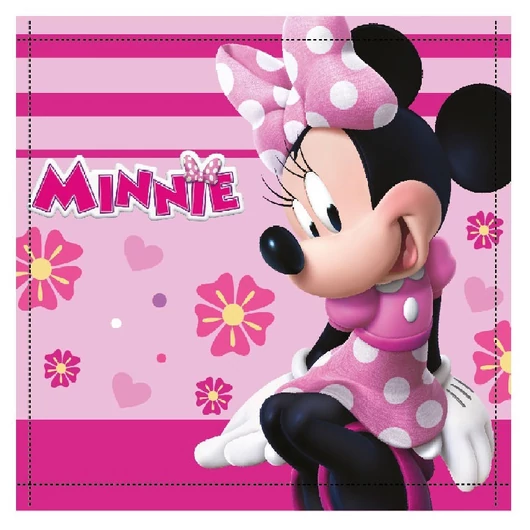 Disney Minnie Sweet Bow kéztörlő, arctörlő, törölköző 30x30cm