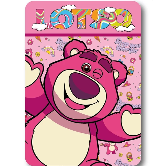 Disney Játékháború Lotso polár takaró 100x140cm