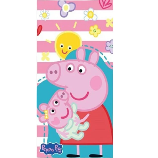 Peppa malac Little Love fürdőlepedő, strand törölköző 70x140cm (Fast Dry)