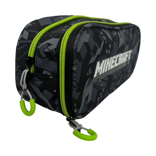 Minecraft Camo Terra 2 rekeszes tolltartó 23,5 cm