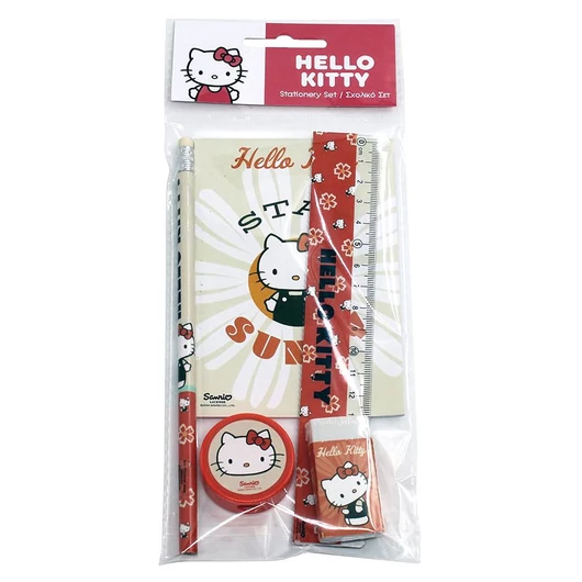 Hello Kitty Stay Sunny írószer szett 5 db-os