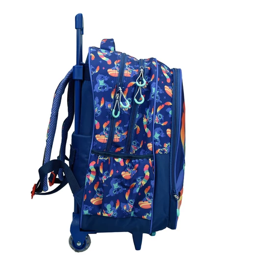 Disney Lilo és Stitch, A csillagkutya Chillin' gurulós iskolatáska, táska 46 cm