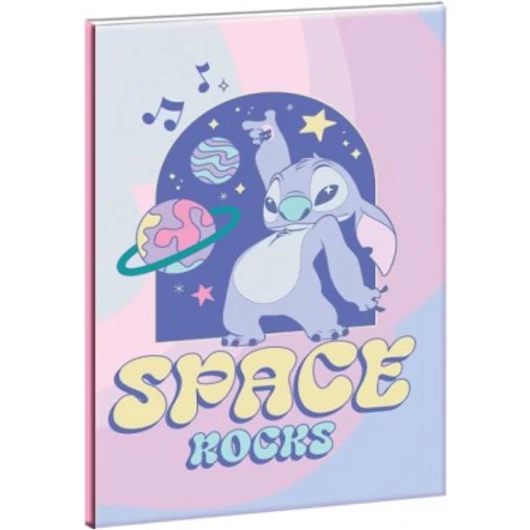 Disney Lilo és Stitch, A csillagkutya Space Rocks B/5 vonalas füzet 40 lapos