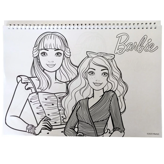 Barbie Paints A/4 spirál vázlatfüzet 40 lapos matricával