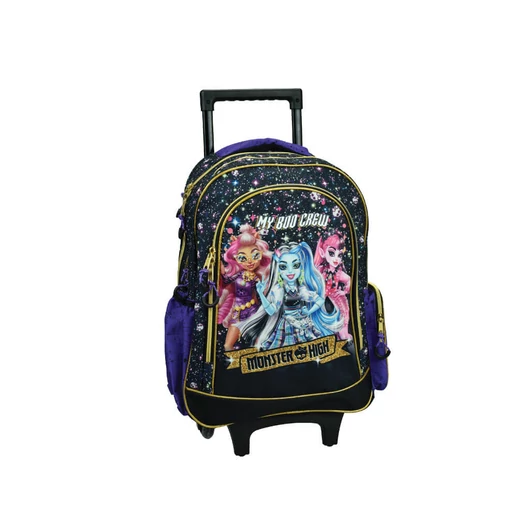 Monster High Crew gurulós iskolatáska, táska 46 cm