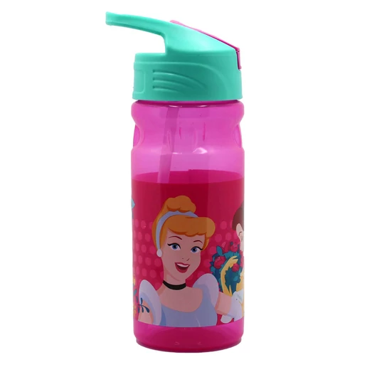 Disney Hercegnők Spring műanyag szívószálas kulacs 500 ml