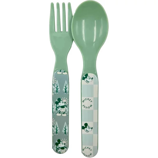 Disney Mickey Nature szendvicsdoboz + evőeszköz szett