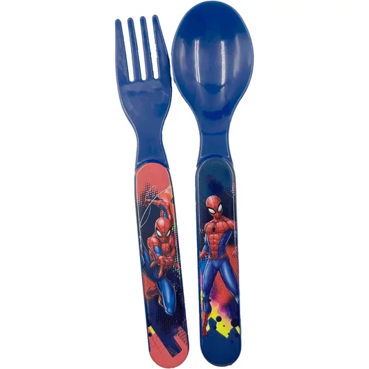 Pókember Splotch szendvicsdoboz + evőeszköz szett