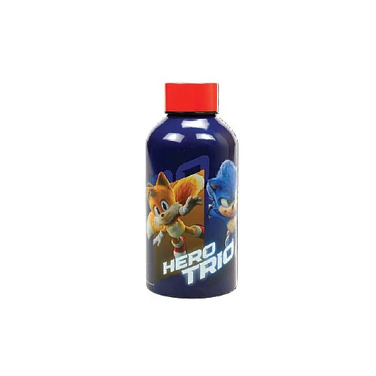 Sonic a sündisznó Hero Trio alumínium kulacs csavaros kupakkal 500 ml
