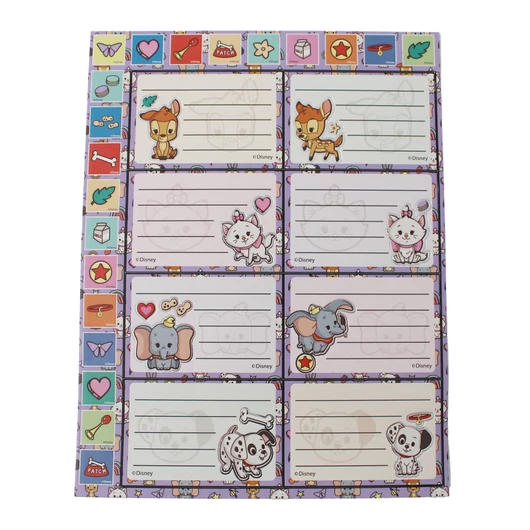 Disney Classics Babies füzetcímke matricával 16 db-os