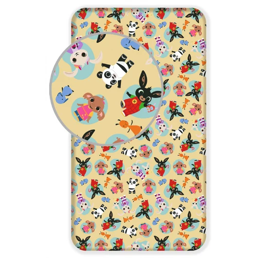 Bing Tiny Town gumis lepedő 90x200 cm