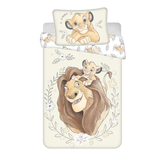 Disney Az Oroszlánkirály Simba gyerek, ovis ágyneműhuzat 100×135 cm, 40×60 cm