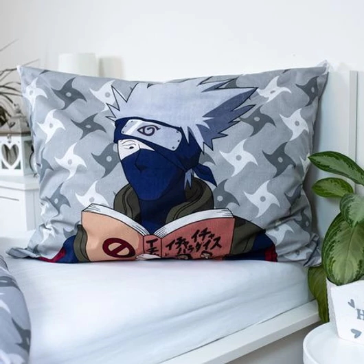 Naruto Grey ágyneműhuzat 140×200cm, 70×90 cm