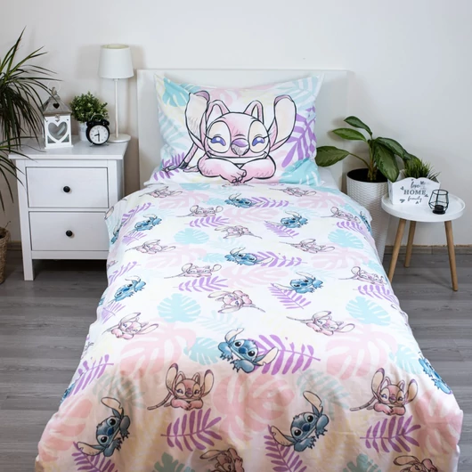 Disney Lilo és Stitch, A csillagkutya Leaves ágyneműhuzat 140×200cm, 70×90 cm