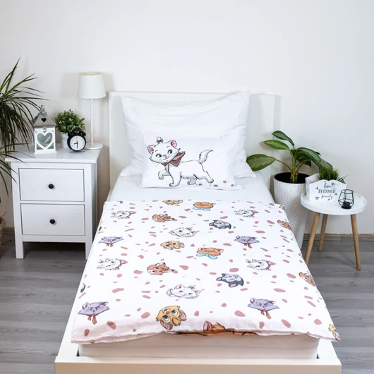 Disney Marie Friends gyerek, ovis ágyneműhuzat 100×135 cm, 40×60 cm