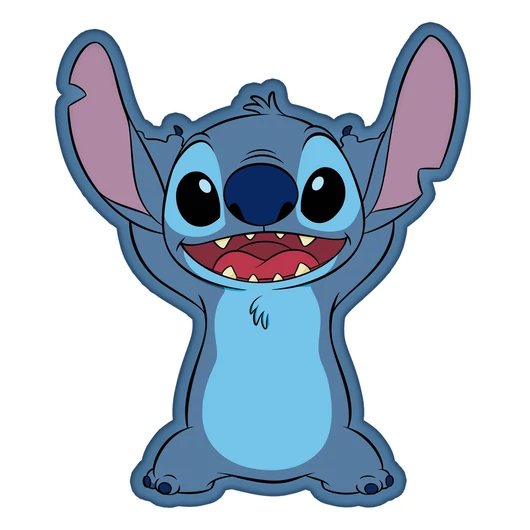 Disney Lilo és Stitch, A csillagkutya Alien formapárna, díszpárna 35 cm