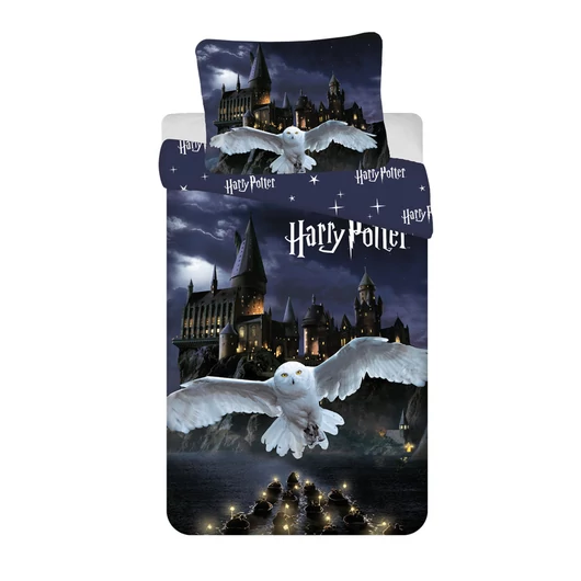 Harry Potter Hogwarts Night ágyneműhuzat 140×200cm, 70×90 cm microfibre