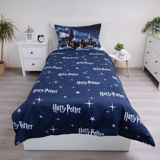 Harry Potter Hogwarts Night ágyneműhuzat 140×200cm, 70×90 cm microfibre
