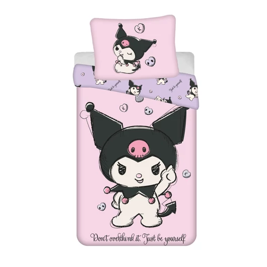 Hello Kitty Kuromi Be Yourself ágyneműhuzat 140×200cm, 70×90 cm