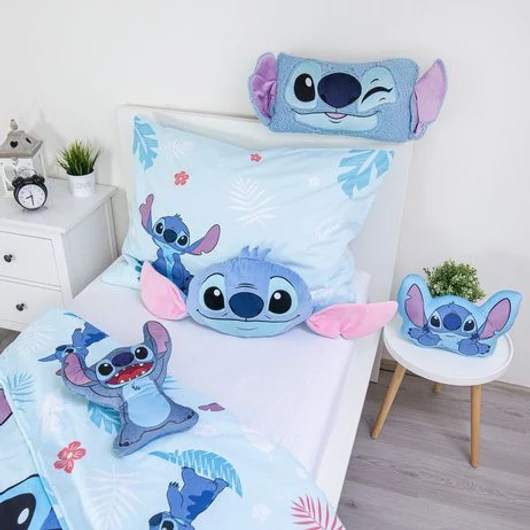 Disney Lilo és Stitch, A csillagkutya Blink 3D formapárna, díszpárna 27x45 cm