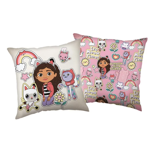 Gabi babaháza Meow párna, díszpárna 40x40 cm