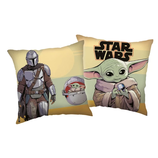 Star Wars The Mandalorian párna, díszpárna 40x40 cm