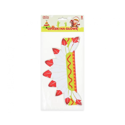 Indian Party, Indián fejpánt 3 db-os