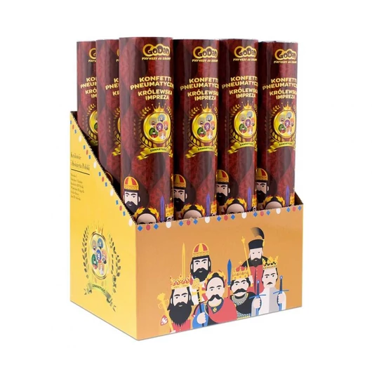 Királyok Royal konfetti kilövő 30 cm