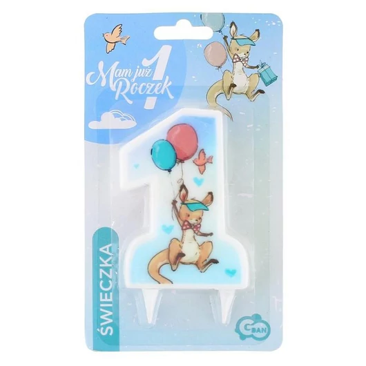 Első születésnap Kangaroo tortagyertya