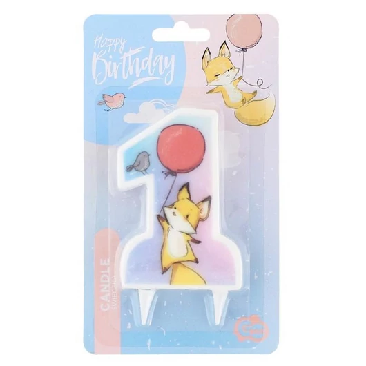 Első születésnap Fox tortagyertya