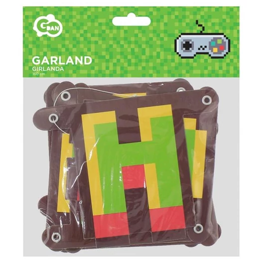 Játék Game On Happy Birthday felirat 160 cm