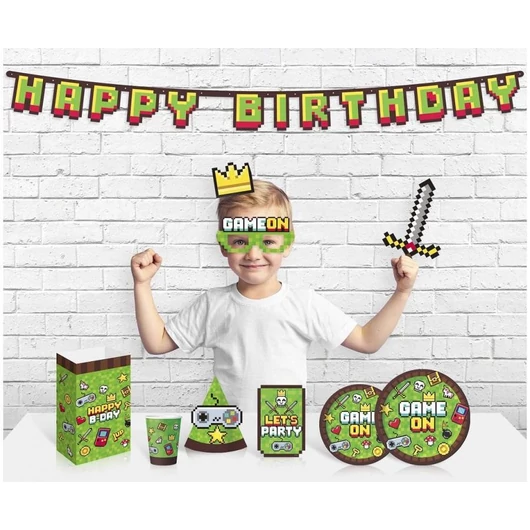 Játék Game On Happy Birthday felirat 160 cm