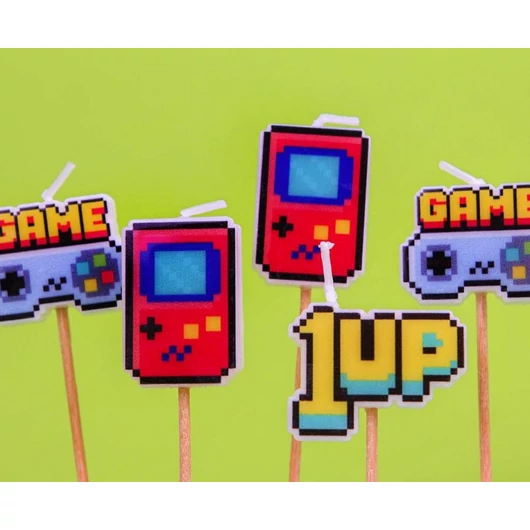 Játék Game On tortagyertya, gyertya szett 5 db-os