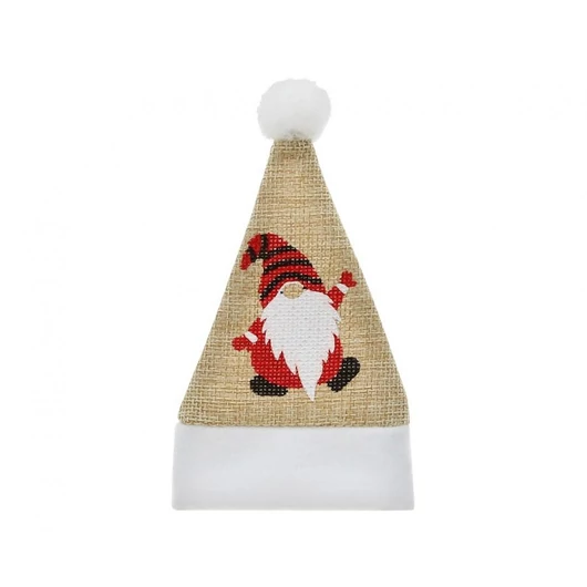 Karácsonyi Gnome evőeszköz kabát 11 cm