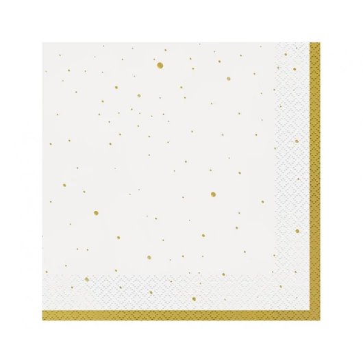 Arany Gold Celebrate szalvéta 20 db-os 33x33 cm