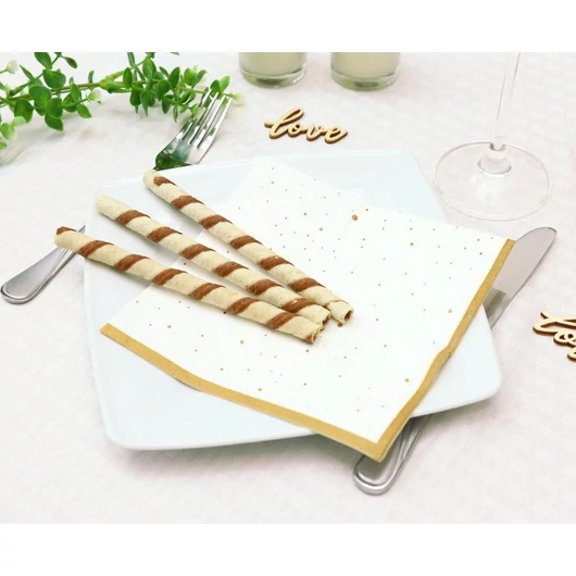 Arany Gold Celebrate szalvéta 20 db-os 33x33 cm