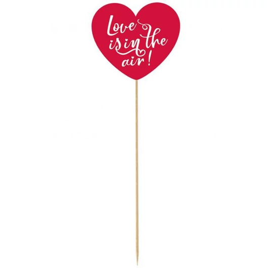 Szerelem Love is in the air Heart papír dekoráció 30 cm