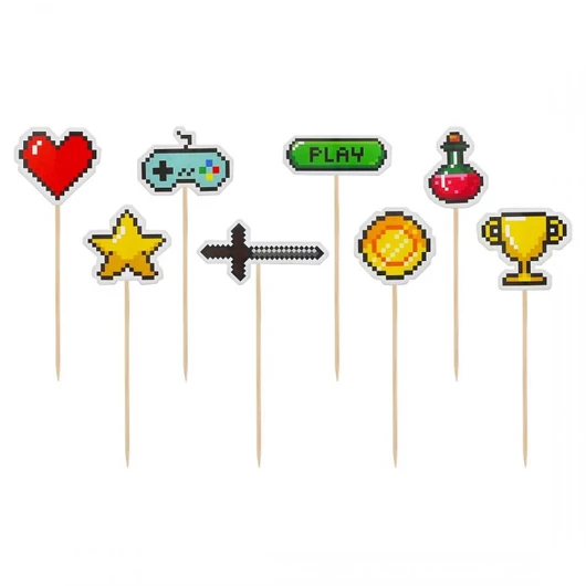 Játék Game On díszítő pálca 8 db-os